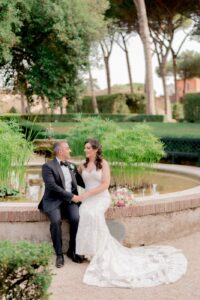 Kristina & Sagar Luxurious Wedding at Villa Aurelia by Moretti Events Luxury Event Planner Rome_158