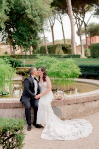 Kristina & Sagar Luxurious Wedding at Villa Aurelia by Moretti Events Luxury Event Planner Rome_159