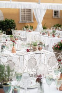 Bianca & William Chic Welcome Party Villa La Foce by Moretti Events Exclusive Destination Wedding Planner Italy-13